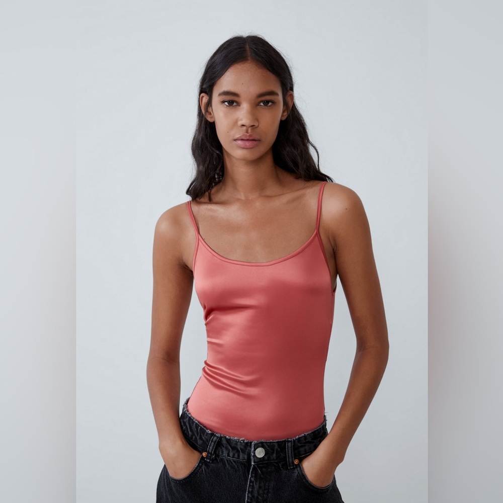 Zara Satin Bodysuit